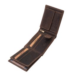 Ez a valódi bőr GreenDeed férfi pénztárca letisztult formavilágával és natúr stílusával a természetesség és az elegáns megjelenés egyensúlyát kínálja.