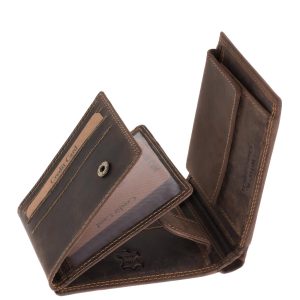 Ez a valódi bőr GreenDeed férfi pénztárca letisztult formavilágával és natúr stílusával a természetesség és az elegáns megjelenés egyensúlyát kínálja.