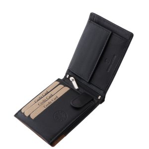 Ez a sportosan elegáns bőr pénztárca modell bicolor dizájnnal a GreenDeed új díszdobozban kapható minőségi és stílusos terméke.