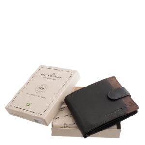 Ez a sportosan elegáns bőr pénztárca modell bicolor dizájnnal a GreenDeed egyik legújabb, díszdobozban kapható minőségi és stílusos terméke.