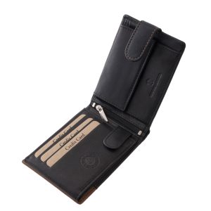 Ez a sportosan elegáns bőr pénztárca modell bicolor dizájnnal a GreenDeed egyik legújabb, díszdobozban kapható minőségi és stílusos terméke.