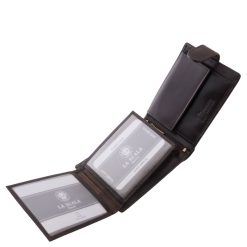 A stílusos férfi pénztárca valódi bőrből készült, amely ötvözi a funkcionalitást és az eleganciát. Válassza a La Scala modellt még ma!