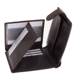 Ez a klasszikus stílusú La Scala férfi pénztárca prémium valódi bőrből készült egyszerre biztosít elegáns megjelenést, tartósságot és kényelmes használatot.