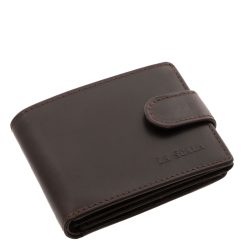 Ez a prémium minőségű, valódi bőr férfi pénztárca kompakt, kisméretű modell elegáns, fényes bőrfelülettel és igényes díszdobozos kiszereléssel.