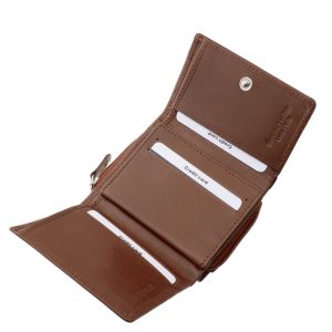 A La Scala márkájú, díszdobozos, divatos és praktikus kis méretű női pénztárca modell, melynek anyaga minőségi, valódi bőr.