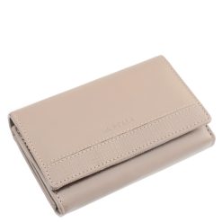 Nagy színválasztékban kapható, divatos megjelenésű, praktikus méretű, női bőr pénztárca modell a La Scala márkacsalád új díszdobozos terméke.