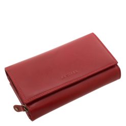 Ez a prémium minőségű női bőr pénztárca finom tapintású, valódi bőrből készült, elegáns megjelenésű, stílusos díszdobozos modell.