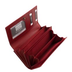 Ez a prémium minőségű női bőr pénztárca finom tapintású, valódi bőrből készült, elegáns megjelenésű, stílusos díszdobozos modell.