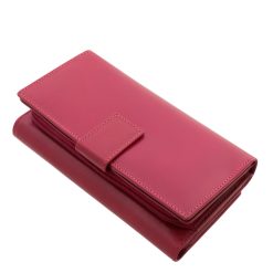 Ez a La Scala kollekcióhoz tartozó, valódi bőrből készült nagyméretű női bőr pénztárca a praktikum és az elegancia tökéletes ötvözete.