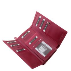 Ez a La Scala kollekcióhoz tartozó, valódi bőrből készült nagyméretű női bőr pénztárca a praktikum és az elegancia tökéletes ötvözete.