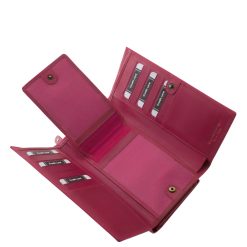 Ez a La Scala kollekcióhoz tartozó, valódi bőrből készült nagyméretű női bőr pénztárca a praktikum és az elegancia tökéletes ötvözete.