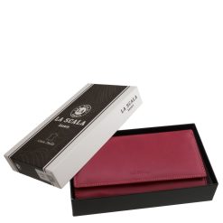 Ez a La Scala kollekcióhoz tartozó, valódi bőrből készült nagyméretű női bőr pénztárca a praktikum és az elegancia tökéletes ötvözete.