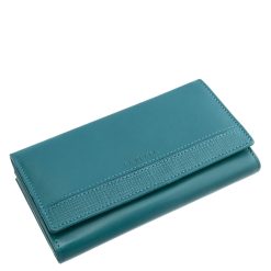 A La Scala márkacsalád minőségi bőr női pénztárca modellje, divatos színekben elegáns külsővel és igényes díszdobozos kivitelben kapható.