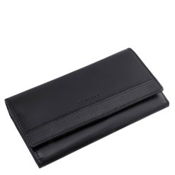 Brifkó jellegű, nagy méretű, divatos megjelenésű La Scala márkájú női bőr pénztárca, valódi, időtálló és minőségi bőrből.