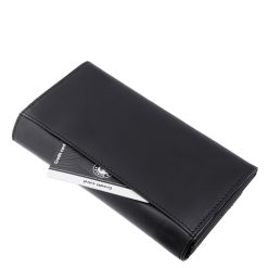 Brifkó jellegű, nagy méretű, divatos megjelenésű La Scala márkájú női bőr pénztárca, valódi, időtálló és minőségi bőrből.