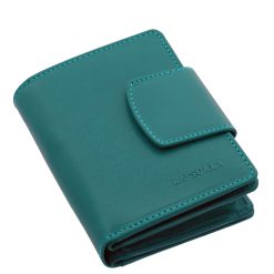 Kisméretű elegáns, fényes felületű női bőr pénztárca divatos színválasztékkal díszdobozos kivitelben kapható minőségi La Scala modell.