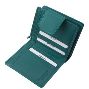 Kisméretű elegáns, fényes felületű női bőr pénztárca divatos színválasztékkal díszdobozos kivitelben kapható minőségi La Scala modell.