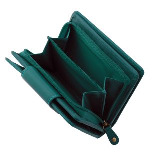 Kisméretű elegáns, fényes felületű női bőr pénztárca divatos színválasztékkal díszdobozos kivitelben kapható minőségi La Scala modell.