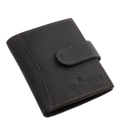 Rusztikus, természetes bőr felülettel rendelkező GreenDeed márkás, praktikus kártyatartó modell, egyedi külsővel. Ajándékként is remek választás.