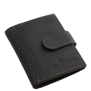 Rusztikus, természetes bőr felülettel rendelkező GreenDeed márkás, praktikus kártyatartó modell, egyedi külsővel. Ajándékként is remek választás.