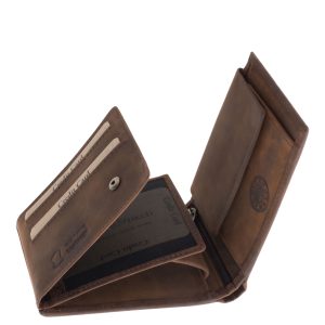 Vaddisznó mintás valódi bőr férfi pénztárca kifejezetten a természet és a vadászat szerelmeseinek készült, díszdobozos formátumban.