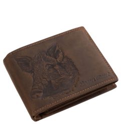 Ez a GreenDeed márkájú, valódi bőrből készült férfi pénztárca a vadászat és a természet kedvelőinek készült, díszdobozos kivitelben.