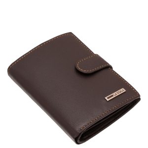 Ez az álló kivitelű, elegáns megjelenésű, valódi bőr, férfi irattartó pénztárca a La Scala márka prémium kollekciójának darabja.