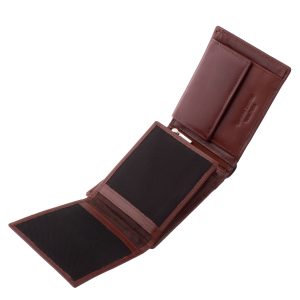 Fedezze fel a CORVO BIANCO márka exkluzív, elegáns csíkbetétes bőr pénztárca modelljét, amely a prémium kategóriás kiegészítők világát képviseli.