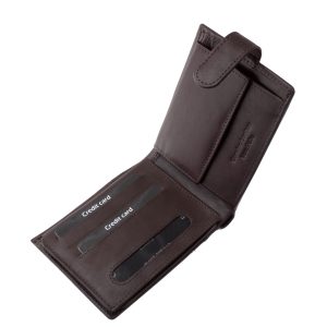 A CORVO BIANCO márka prémium kategóriájú, elegáns férfi, valódi bőr pénztárca a stílus, a minőség és a funkcionalitás tökéletes harmóniáját kínálja.