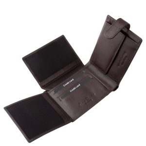 A CORVO BIANCO márka prémium kategóriájú, elegáns férfi, valódi bőr pénztárca a stílus, a minőség és a funkcionalitás tökéletes harmóniáját kínálja.