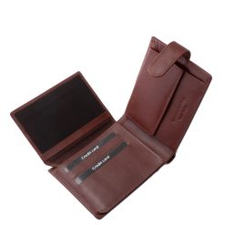 A CORVO BIANCO márka prémium kategóriájú, elegáns férfi, valódi bőr pénztárca a stílus, a minőség és a funkcionalitás tökéletes harmóniáját kínálja.