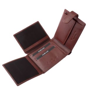 A CORVO BIANCO márka prémium kategóriájú, elegáns férfi, valódi bőr pénztárca a stílus, a minőség és a funkcionalitás tökéletes harmóniáját kínálja.