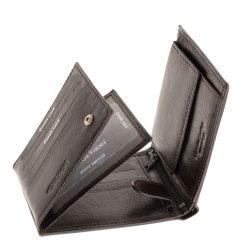 A Giultieri prémium férfi bőr pénztárca a sportos elegancia és a mindennapi funkcionalitás tökéletes ötvözete, praktikus elrendezéssel.