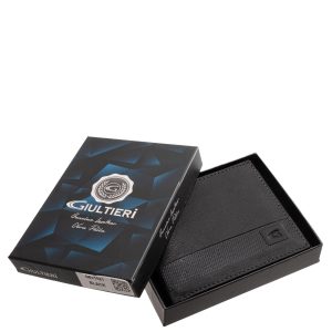 A Giultieri prémium férfi bőr pénztárca a sportos elegancia és a mindennapi funkcionalitás tökéletes ötvözete, praktikus elrendezéssel.