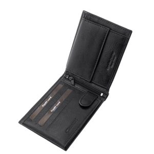 A Giultieri prémium férfi bőr pénztárca a sportos elegancia és a mindennapi funkcionalitás tökéletes ötvözete, praktikus elrendezéssel.