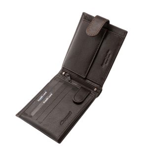 A Giultieri prémium férfi bőr pénztárca a sportos elegancia és a mindennapi funkcionalitás praktikus ötvözete, gondosan megtervezett belső elrendezéssel.