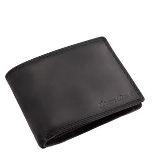 Antikolt, vintage stílusban készült valódi bőr férfi pénztárca a GreenDeed új kollekciójából, elegáns, márkajelzéses díszdobozos kivitelben.