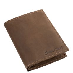 Ez az álló formátumú, valódi bőr férfi irattartó pénztárca egyedi, chopper motoros mintával díszített modell, praktikus belsővel, minőségi díszdobozban.