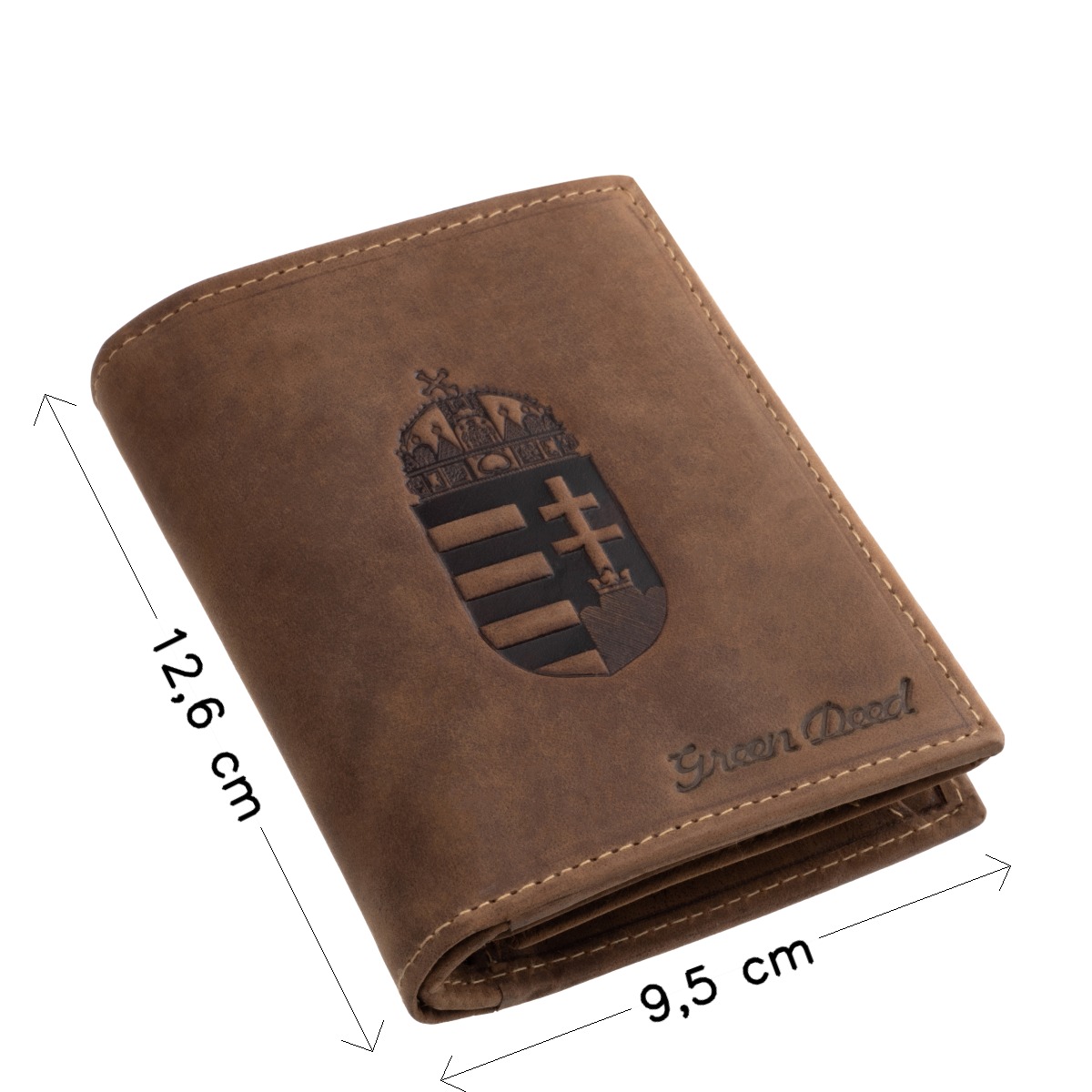 GreenDeed férfi bőr irattartó pénztárca magyar címer mintával MCIM3072 - Image 4