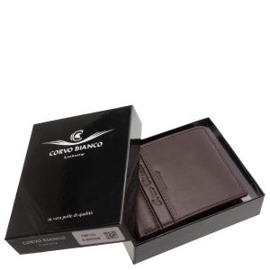 Ismerje meg a CORVO BIANCO márka kisméretű, elegáns férfi bőr pénztárca modellt, amely a Luxury jelzésű prémium kollekció tagja.