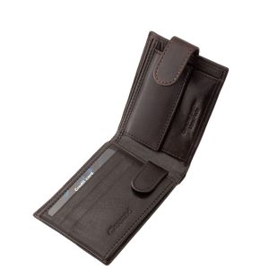 Ez a kompakt, kisméretű valódi bőrből készült férfi bőr pénztárca a Giultieri kollekció egyik legkedveltebb modellje díszdobozos kivitelben.