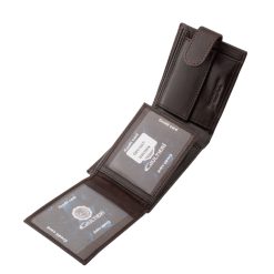 Ez a kompakt, kisméretű valódi bőrből készült férfi bőr pénztárca a Giultieri kollekció egyik legkedveltebb modellje díszdobozos kivitelben.