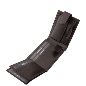 Ez a kompakt, kisméretű valódi bőrből készült férfi bőr pénztárca a Giultieri kollekció egyik legkedveltebb modellje díszdobozos kivitelben.