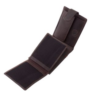 Elegáns és sportos dizájn kombinációjával készült valódi bőr férfi pénztárca, GreenDeed márkás modell, díszdobozos kivitelben.