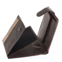 Elegáns és sportos dizájn kombinációjával készült valódi bőr férfi pénztárca, GreenDeed márkás modell, díszdobozos kivitelben.