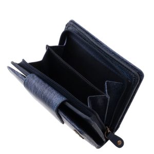 Kisméretű, divatos megjelenésű női bőr pénztárca, mely széles színválasztékban elérhető, minőségi Sylvia Belmonte modell, díszdobozos kivitelben.