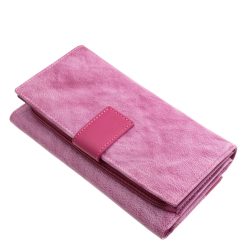 Stílusos díszdobozban forgalmazott, igazán divatos színkombinációkkal készült, nagyméretű női bőr pénztárca a Sylvia Belmonte kollekciójából.