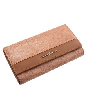 Divatos megjelenésű, nagyméretű női pénztárca valódi bőrből gyártva, különleges színekben gyártott, Sylvia Belmont díszdobozos modell.