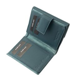 Szolid külsővel, elegáns, fényes női bőr pénztárca visszafogott méretben, számos kellemes színben, stílusos díszdobozos csomagolásban.