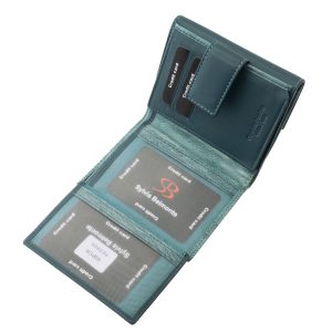 Szolid külsővel, elegáns, fényes női bőr pénztárca visszafogott méretben, számos kellemes színben, stílusos díszdobozos csomagolásban.